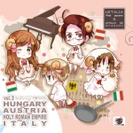Hetalia x Goodnight with Sheep Vol. 3 - Hungary, Austria, Holy Roman Empire, and Italy